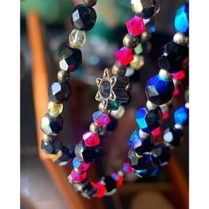 Vintage Crystal Bracelets - Set of 3, Unmarked